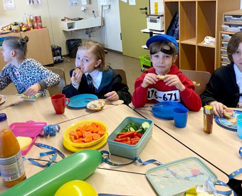 Buntes Frühstück an der Europachule Nordhorn