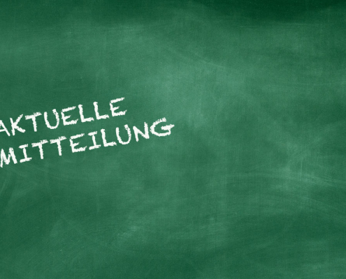 Aktuelle Mitteilung