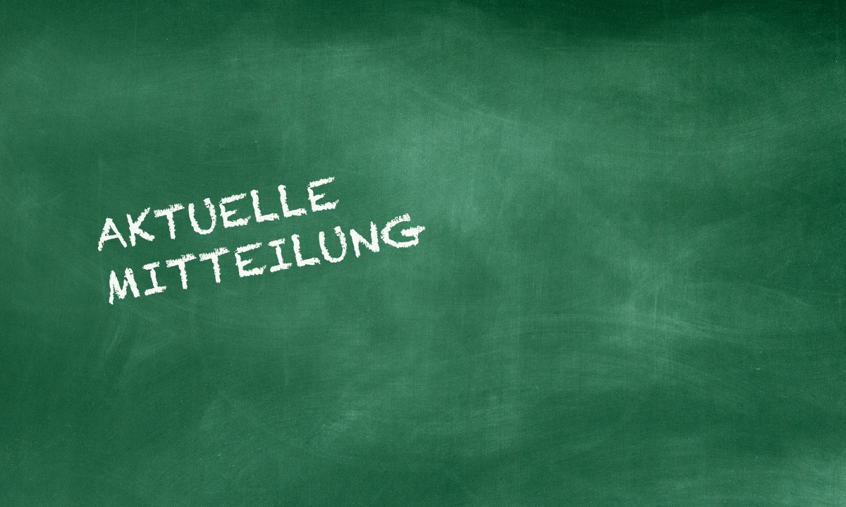 Aktuelle Mitteilung