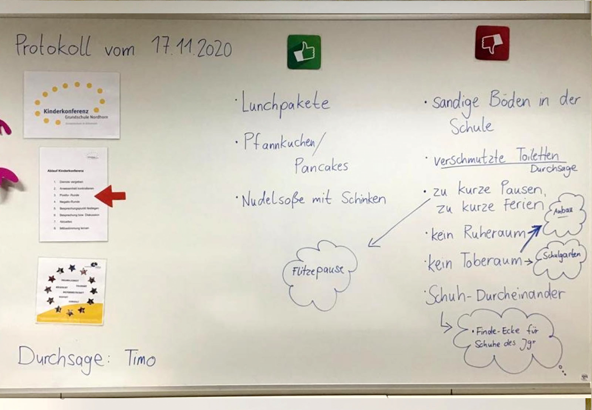 Kinderkonferenz Protokoll 17.11.2020