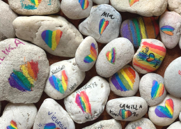 Gütsel-Stones mit Vielfalt-Herz