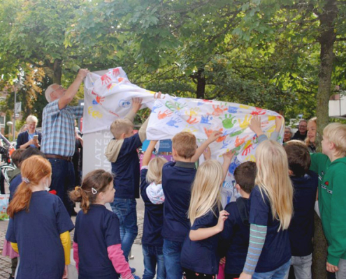 Platz der Kinderrechte - Enthüllung